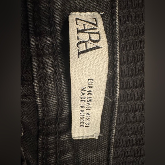 Zara light black jeans. Size 31 - Picture 2 of 4